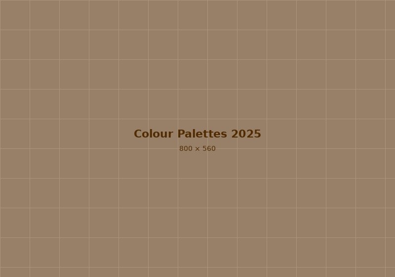 Colour Palettes 2025